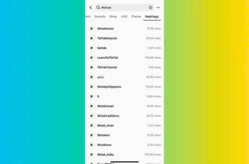 tiktok video caption with trending hashtags example for reach