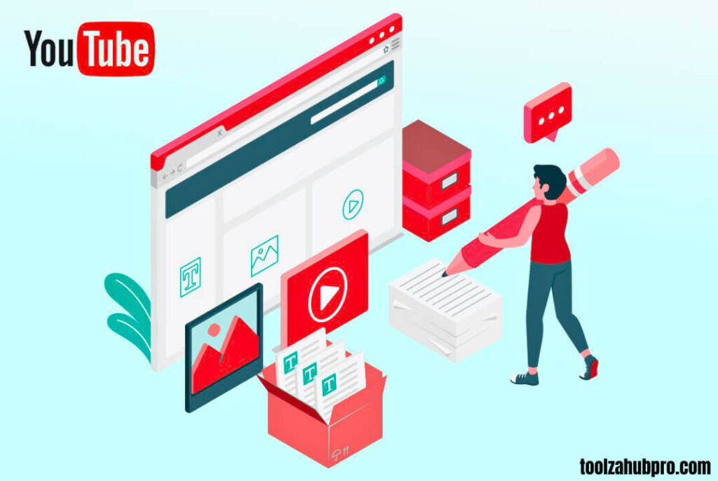 Content creator using youtube title and description generator